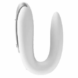 vibrador double fun para parejas satisfyer blanco - detalle 3