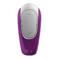 vibrador double fun para parejas satisfyer violeta - detalle 6