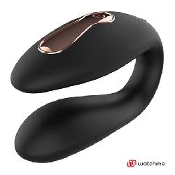vibrador en pareja con control remoto negro - detalle 4