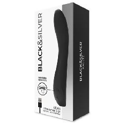 vibrador flexible negro con control tactil blacksilver - detalle 5