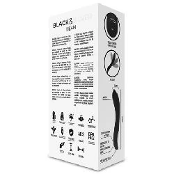 vibrador flexible negro con control tactil blacksilver - detalle 6