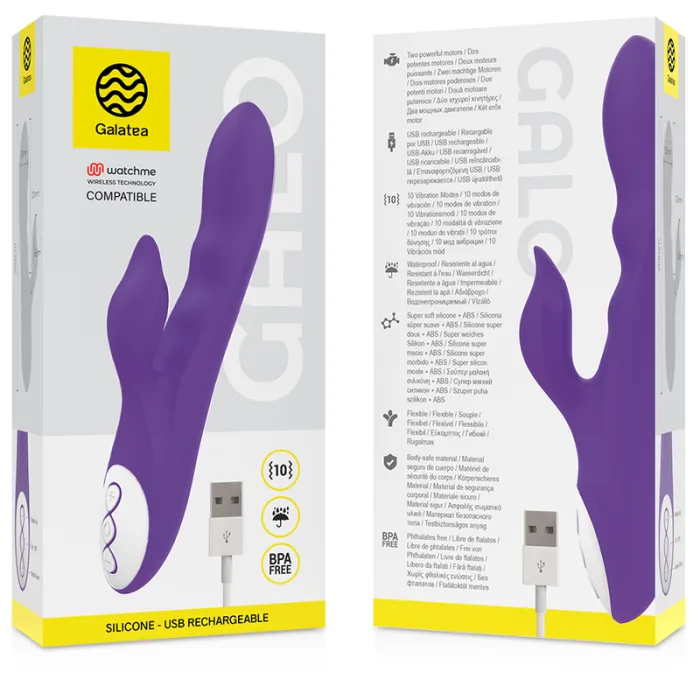 VIBRADOR LILA + MANDO CONTROL REMOTO GALO - detalle 2