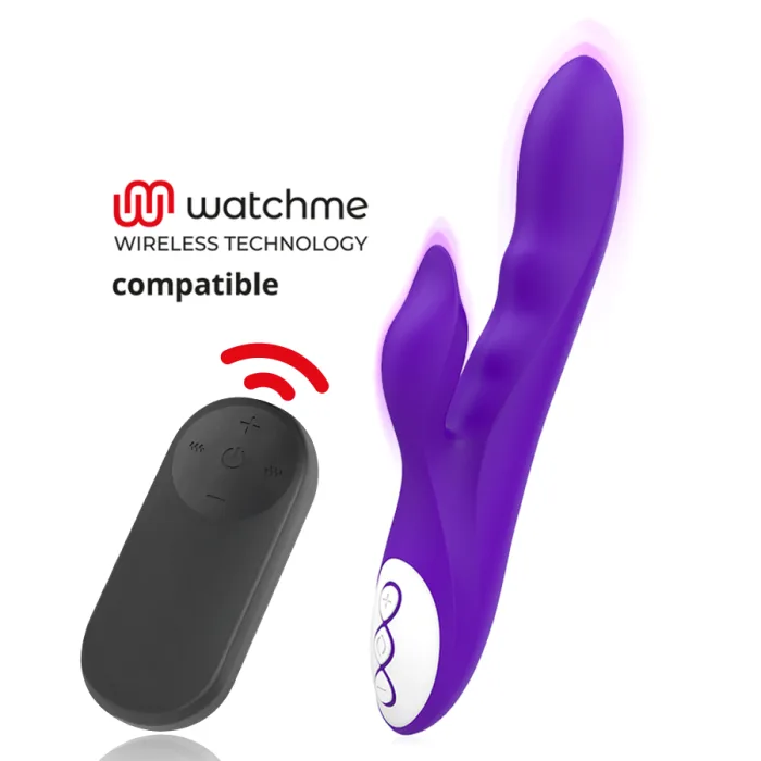 VIBRADOR LILA + MANDO CONTROL REMOTO GALO