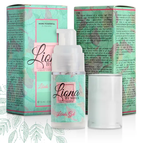 Vibrador Liquido Libido Gel 15 ml Liona By Moma - detalle 2