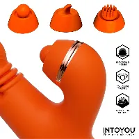 vibrador masaje punto g y cabezales intercambiables - detalle 3