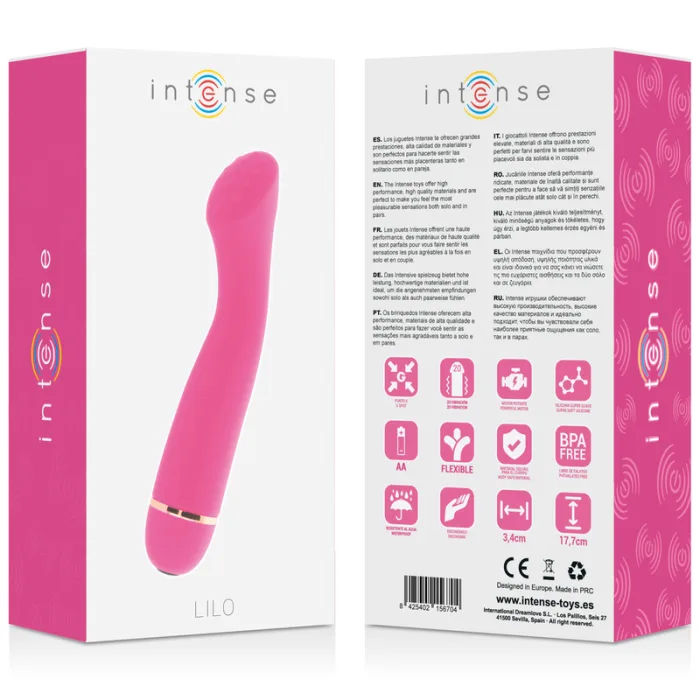 Vibrador masajeador LILO 20 velocidades ROSA - detalle 6