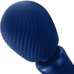 vibrador masajeador vim wand azul fun factory - detalle 3