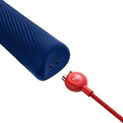 vibrador masajeador vim wand azul fun factory - detalle 4