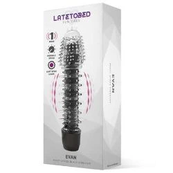 vibrador negro barato multivelocidad evan latetobed - detalle 2