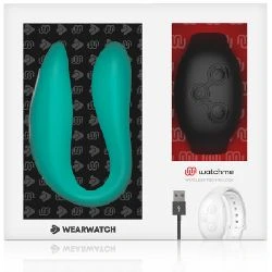 vibrador para pareja verde y control remoto negro - detalle 4