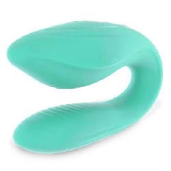 vibrador para parejas control remoto verde agua - detalle 4