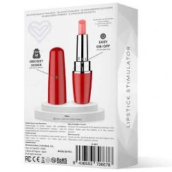 vibrador pequeno pintalabios rojo viblips latetobed - detalle 4
