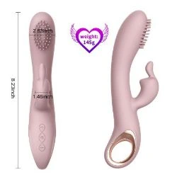 vibrador punto g con usb de 20 cm angels kiss - detalle 2