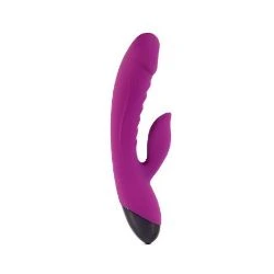 vibrador punto g de silicona con usb de 20 cm shequ - detalle 2