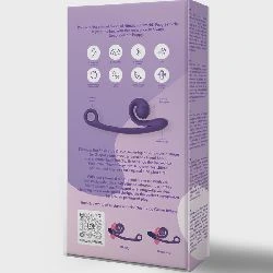 vibrador punto g morado snail vibe - detalle 4