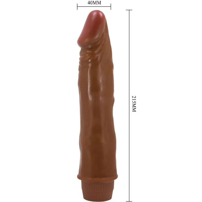 VIBRADOR REALISTA 21 CM MULATO - detalle 4