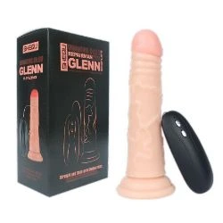 vibrador realista con ventosa 17 cm shequ glenn - detalle 5