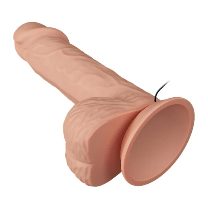 VIBRADOR REALISTA CONTROL REMOTO NATURAL 19 CM - detalle 4
