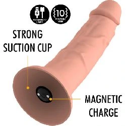 vibrador realista flexible mythology asher 18 cm - detalle 3