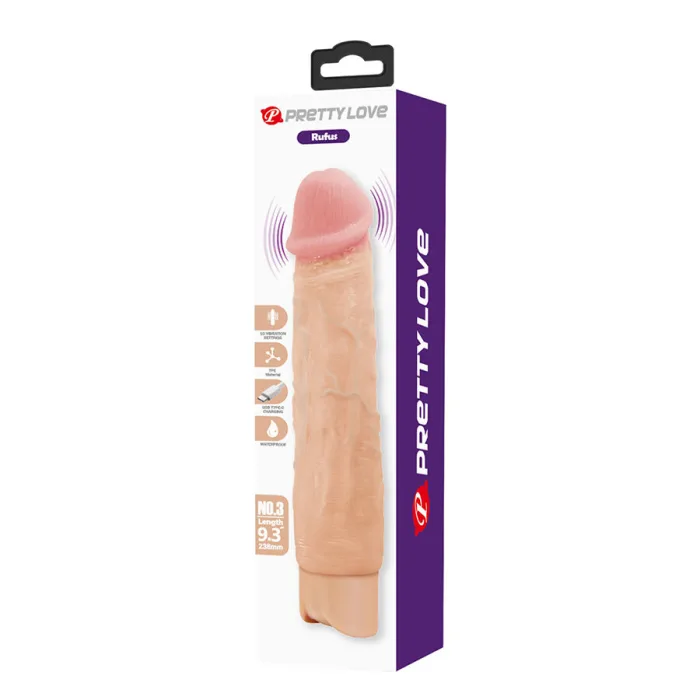 VIBRADOR REALISTA FLEXIBLE RUFUS - detalle 10