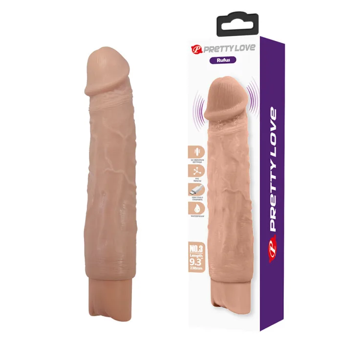 VIBRADOR REALISTA FLEXIBLE RUFUS - detalle 2
