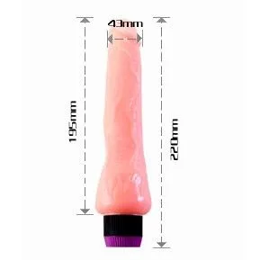 VIBRADOR REALÍSTICO 19.5 CM - detalle 3