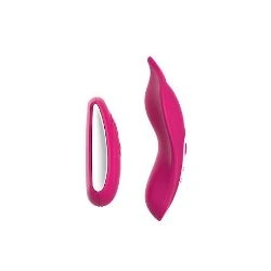 vibrador recargable control remoto para braga cereza - detalle 2