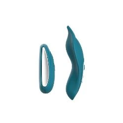 vibrador recargable control remoto para braguita azul - detalle 3