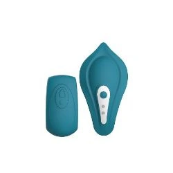 vibrador recargable control remoto para braguita azul - detalle 2