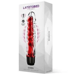vibrador rojo multi velocidad chris latetobed - detalle 2