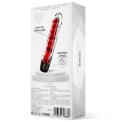 vibrador rojo multi velocidad chris latetobed - detalle 3