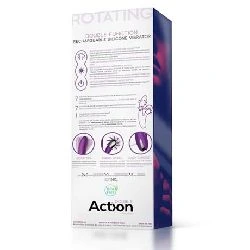vibrador rotador con bolas giratorias 360 y rueda action - detalle 5