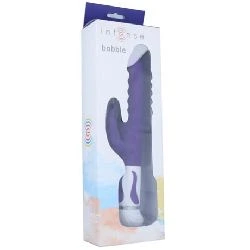 vibrador rotador de silicona lila intense - detalle 3