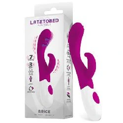 vibrador rotador doble motor con conejito latetobed - detalle 6