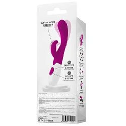 vibrador rotador doble motor con conejito latetobed - detalle 7