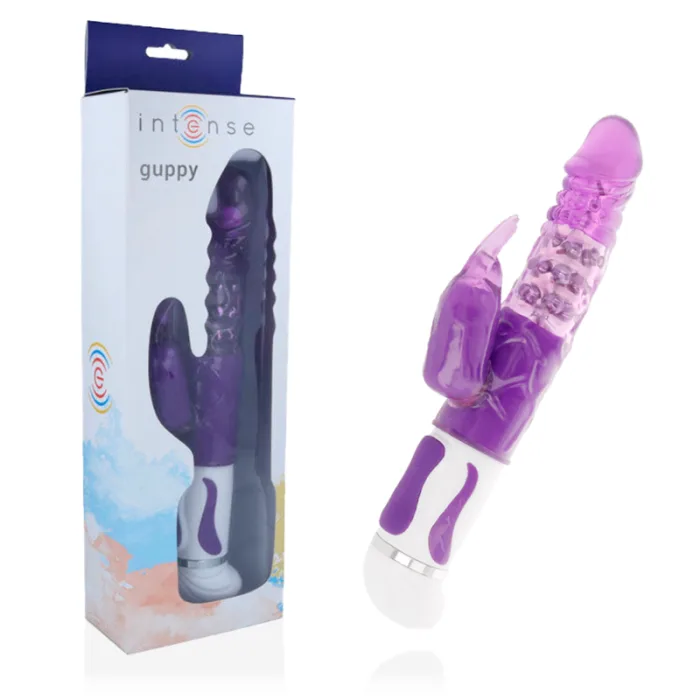 VIBRADOR ROTADOR GUPPY LILA - detalle 2