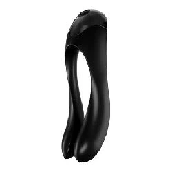 vibrador satisfyer candy cane negro - detalle 3