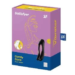 vibrador satisfyer candy cane negro - detalle 4