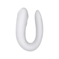 vibrador satisfyer para parejas con app double joy blanco rosa - detalle 5