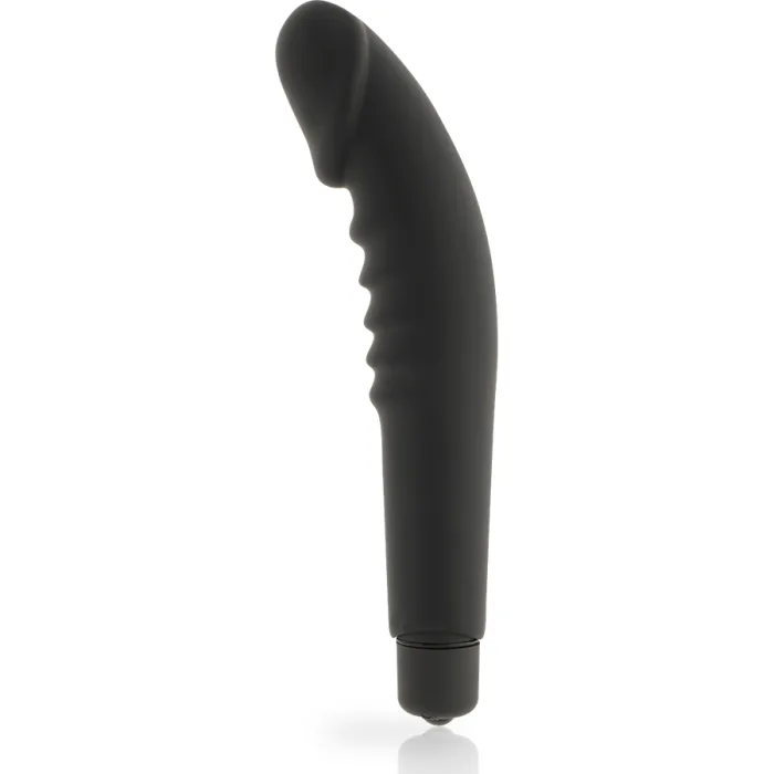 VIBRADOR SILICONA Clásico NEGRO