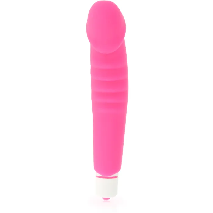 VIBRADOR SILICONA clásico ROSA - detalle 3