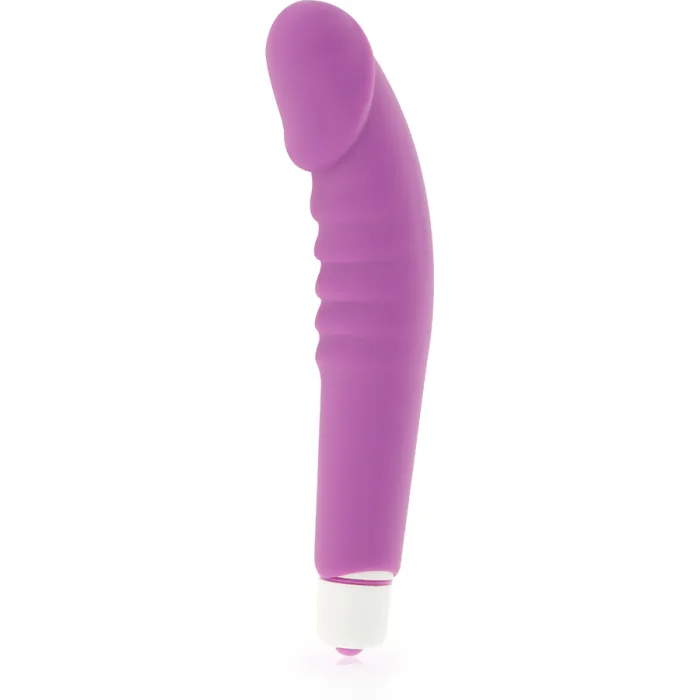 VIBRADOR SILICONA LILA clásico - detalle 3
