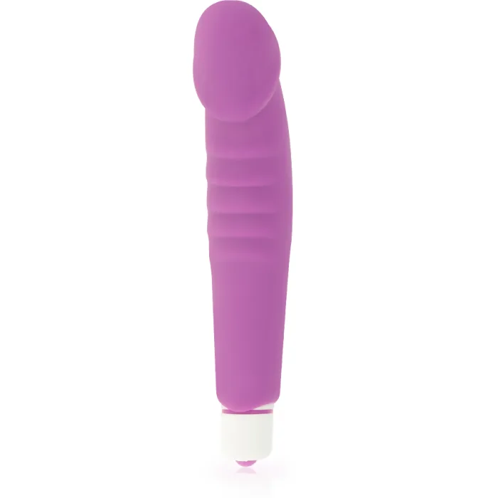 VIBRADOR SILICONA LILA clásico - detalle 4