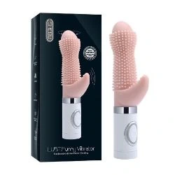 vibrador con funcion de rotacion y de silicona 21 cm shequ - detalle 8