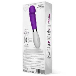 vibrador silicona morado louver latetobed - detalle 3