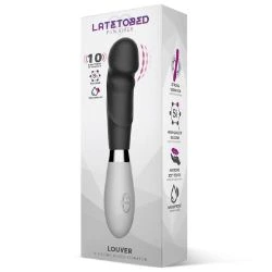 vibrador silicona negro louver latetobed - detalle 3