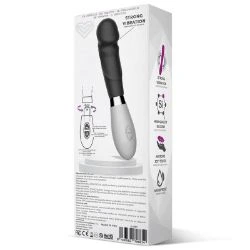 vibrador silicona negro louver latetobed - detalle 2