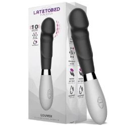 vibrador silicona negro louver latetobed - detalle 4