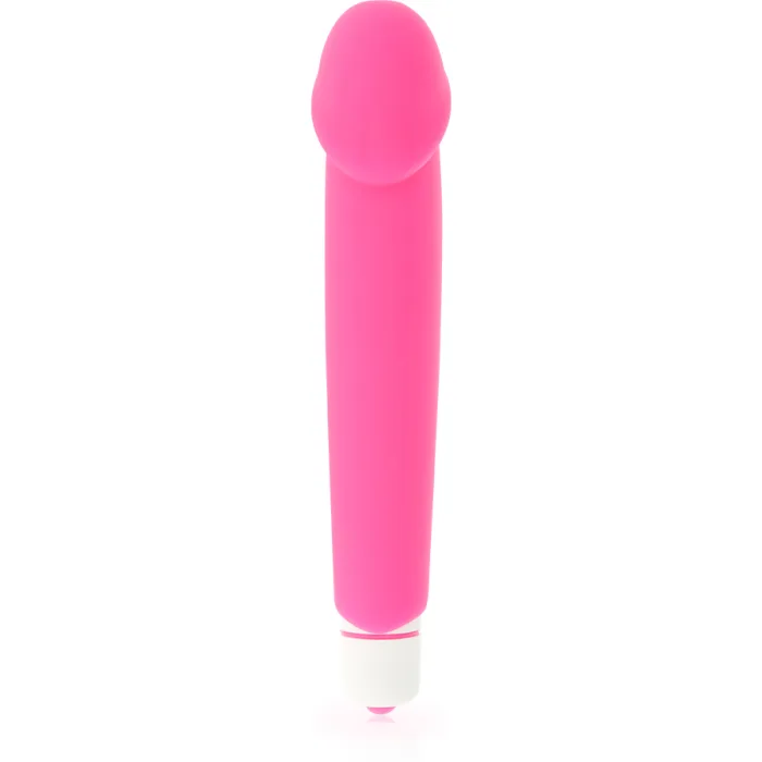 VIBRADOR SILICONA REALISTIC PLEASURE ROSA - detalle 4