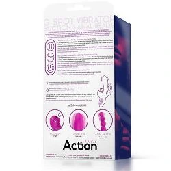 vibrador triple accion succion vibracion y estimulador anal - detalle 3